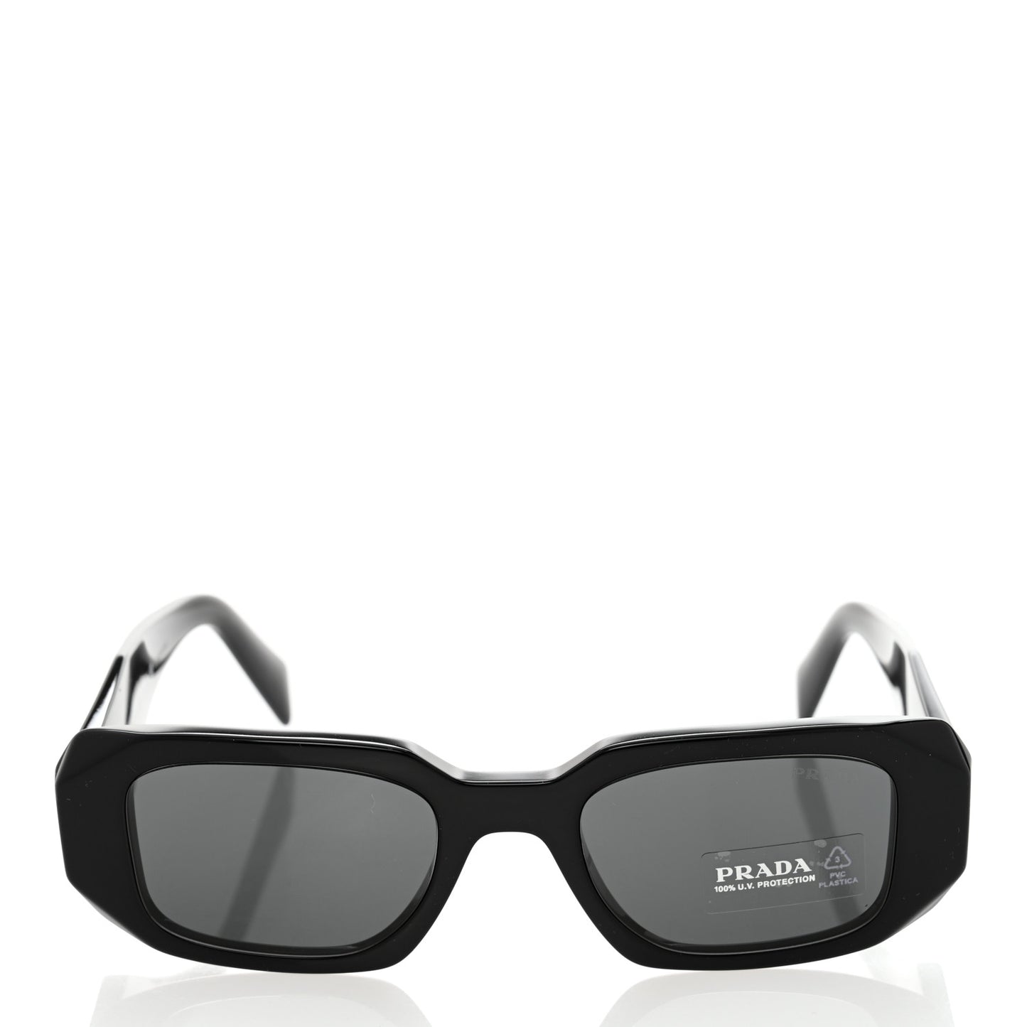 Acetate Symbole Sunglasses SPR 17W Black