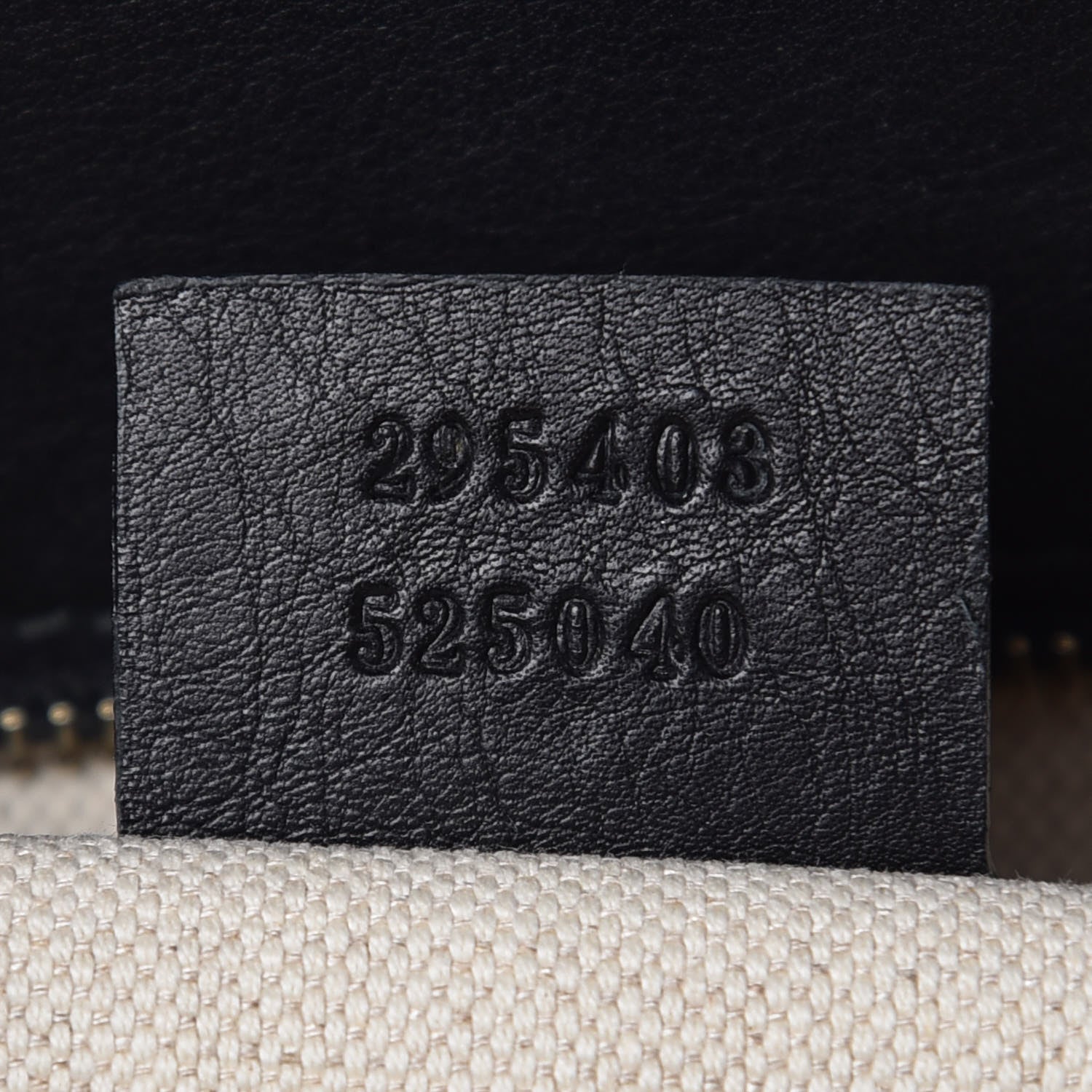 Gucci Guccissima Large Emily Chain Shoulder Bag Black 9 of 9