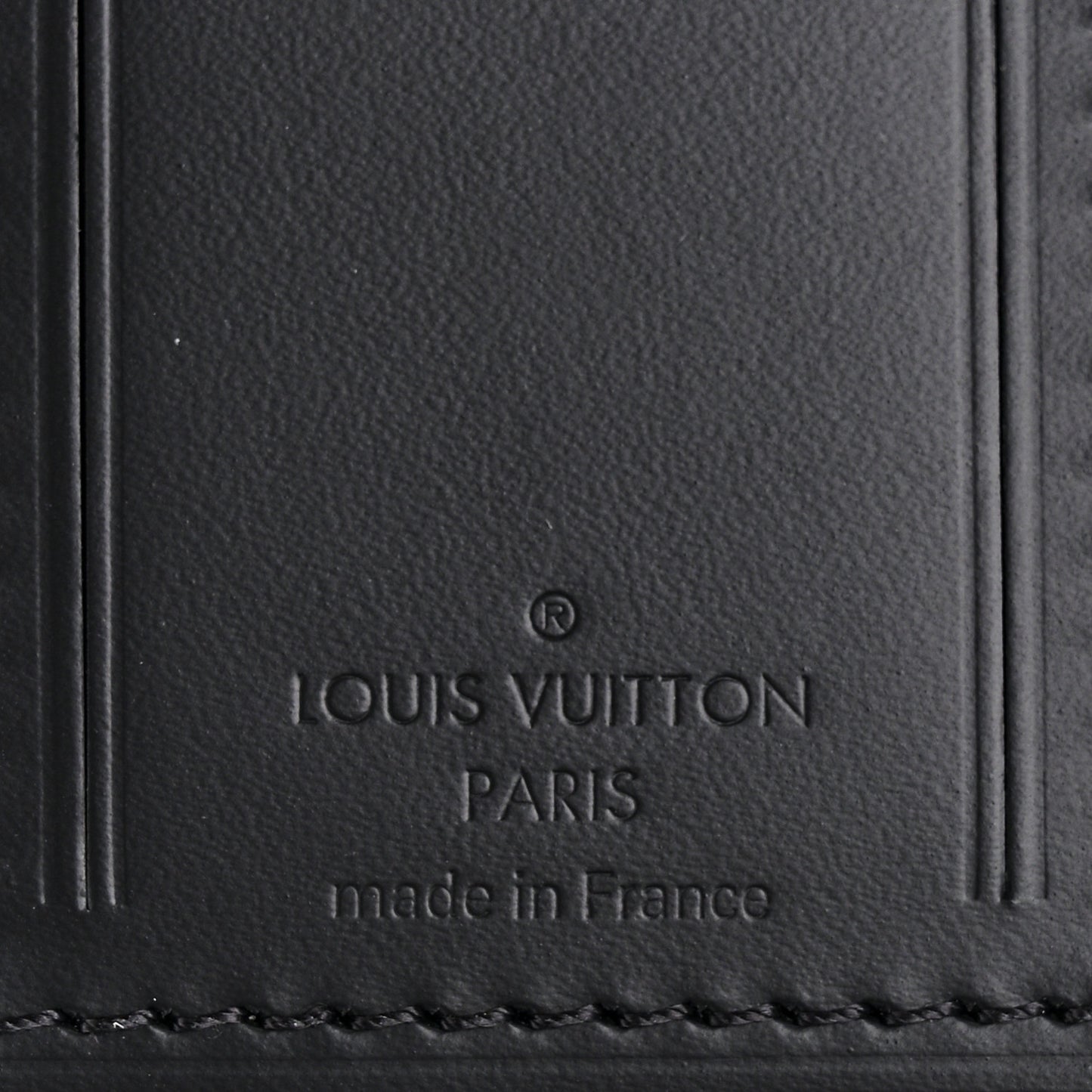 Calfskin Luggage Tag Black