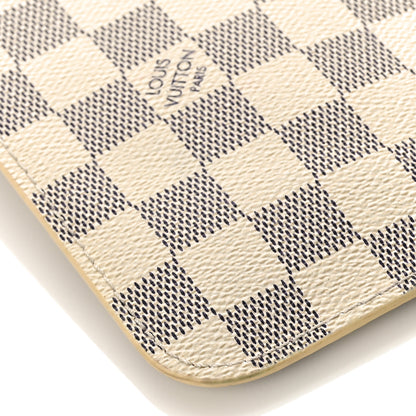 Louis Vuitton Damier Azur Neverfull MM GM Pochette Rose Ballerine 8 of 11