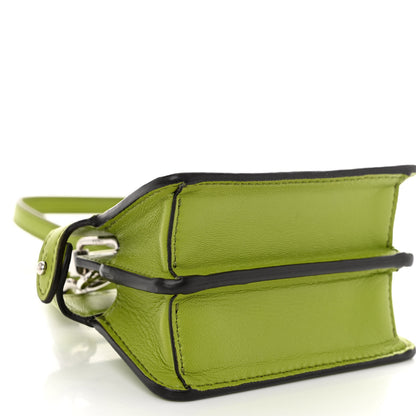 Fendi Shiny Nappa Nano Peekaboo Maxi Handle Satchel Wasabi 8 of 9