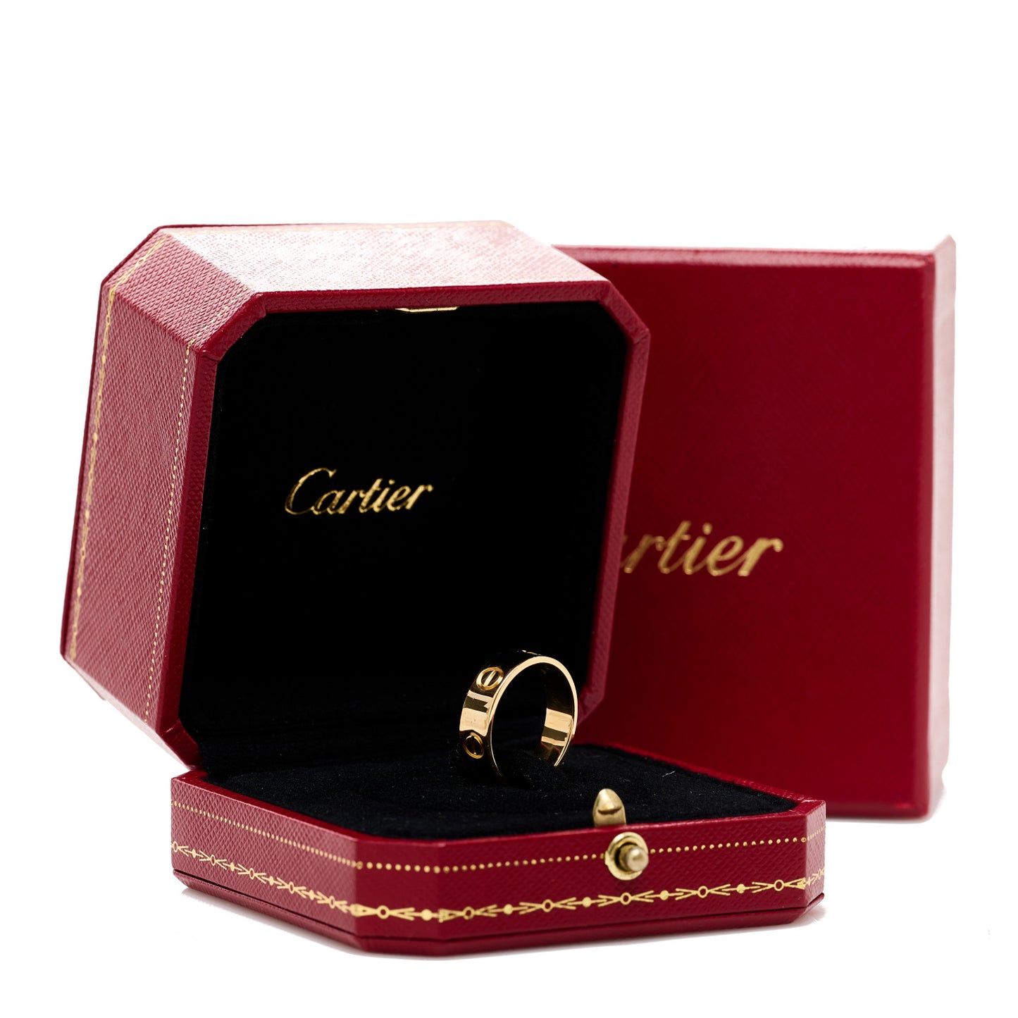 18K Yellow Gold 5.5mm LOVE Ring 54 7