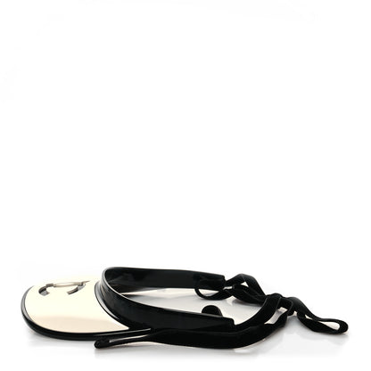 Chanel Visor White Black 5 of 6
