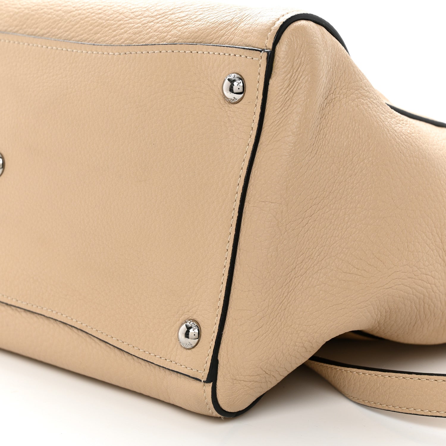 Prada Vitello Daino Twin Pocket Tote Sabbia 10 of 10