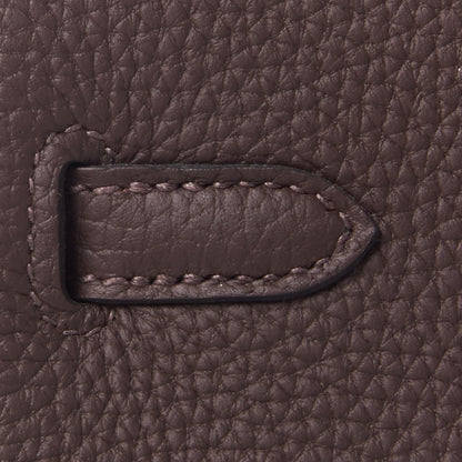 Hermes Togo Birkin 25 Chocolate 11 of 32