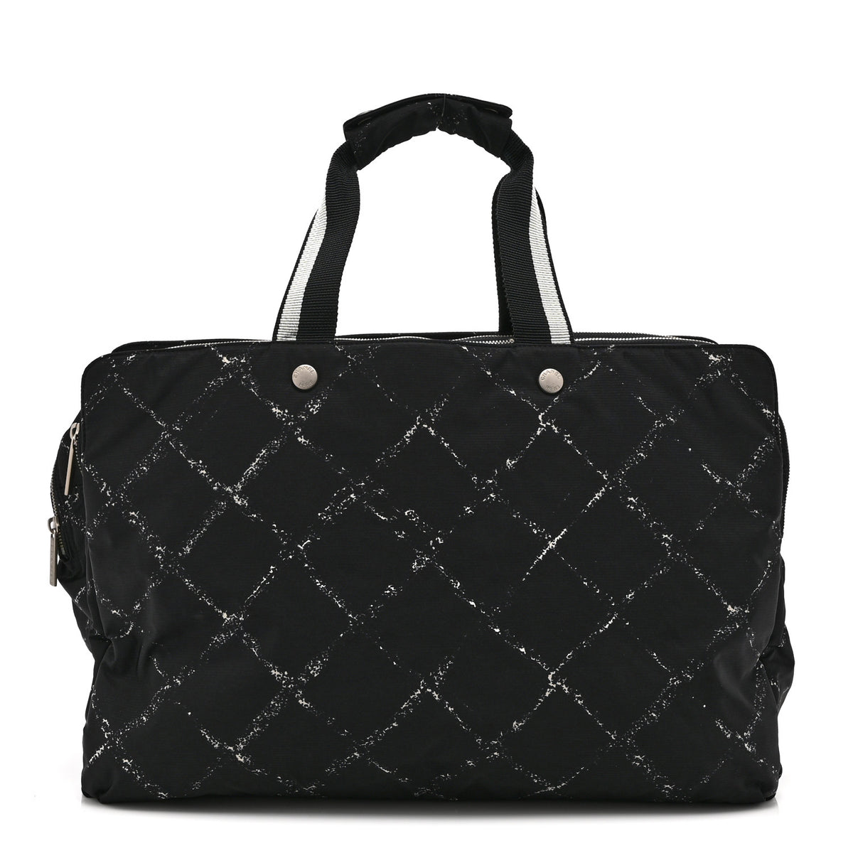 Chanel Nylon Travel Duffel Bag Black 1 of 14