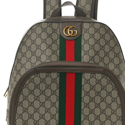 Gucci GG Supreme Monogram Medium Ophidia Day Backpack Brown 7 of 11