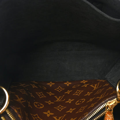 Louis Vuitton Monogram Flower Tote Black 5 of 10