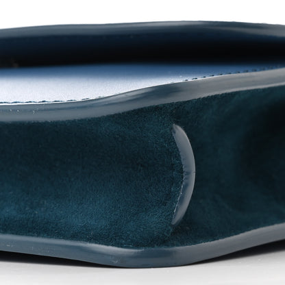 Loro Piana Calfskin Artemis Shoulder Bag Blue 10 of 10