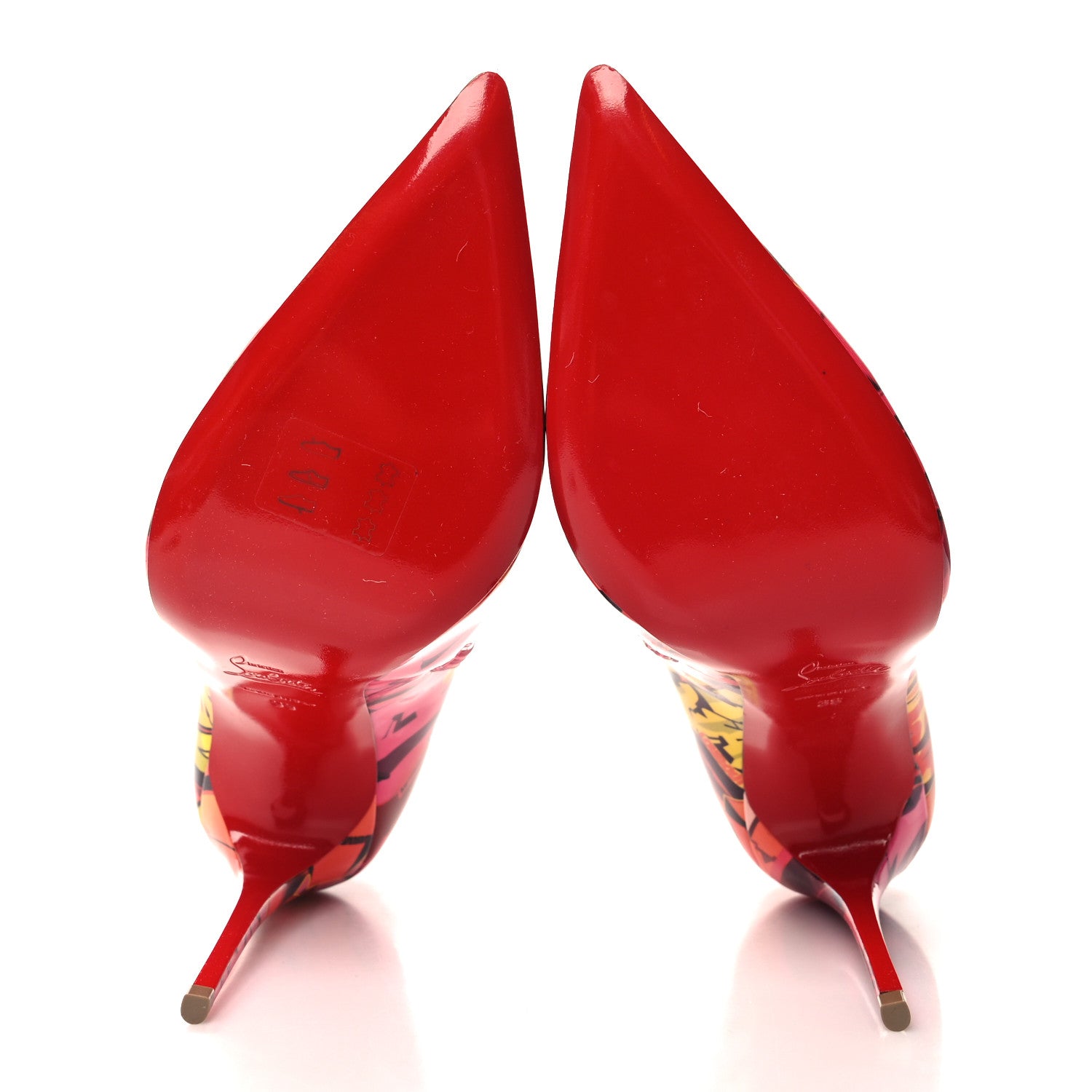 Christian Louboutin Patent Metrograf So Kate Booty 100 Ankle Boots 39 Multicolor 5 of 7