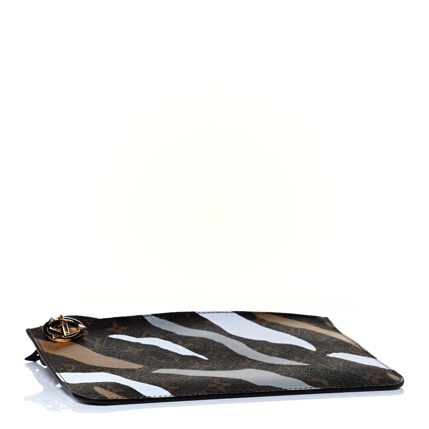 X LOL Monogram Neverfull MM GM Pochette Gold Silver