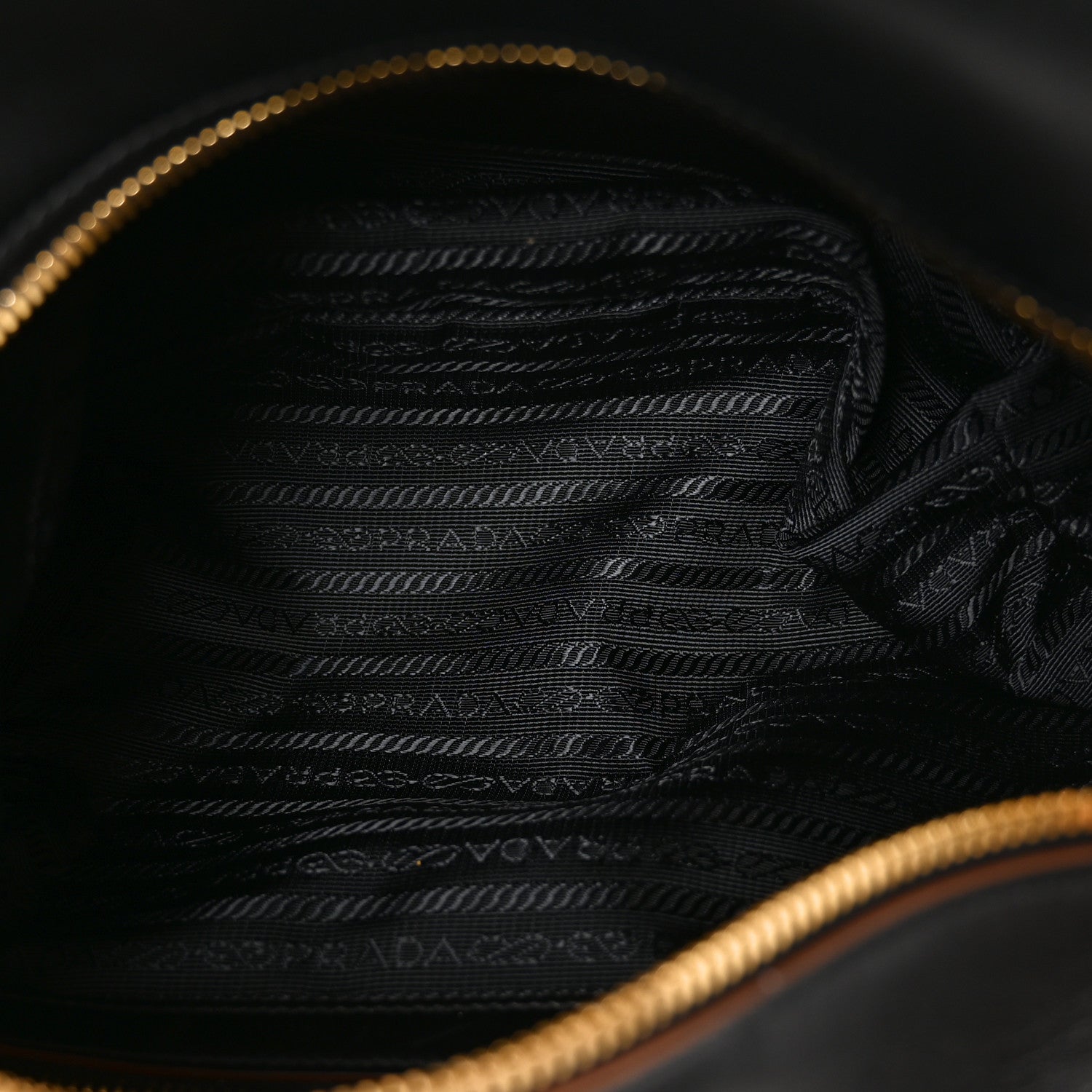 Prada City Calf Ribbon Bowling Bag Black 5 of 9