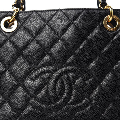 Chanel Caviar Quilted Petit Timeless Tote PTT Black 10 of 10
