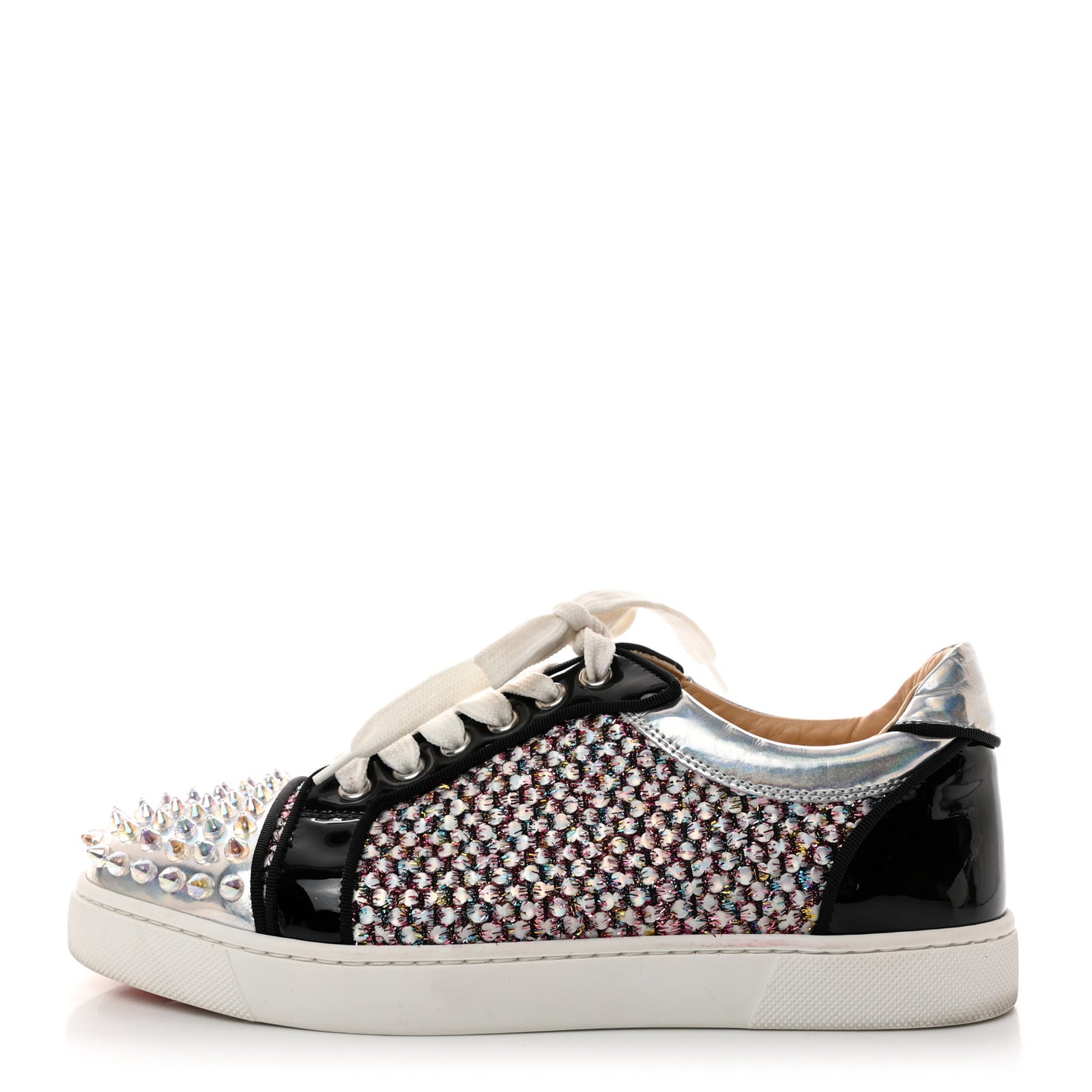 Patent Womens Vieira Spiked Flat Comete Sneakers 38.5 Multicolor