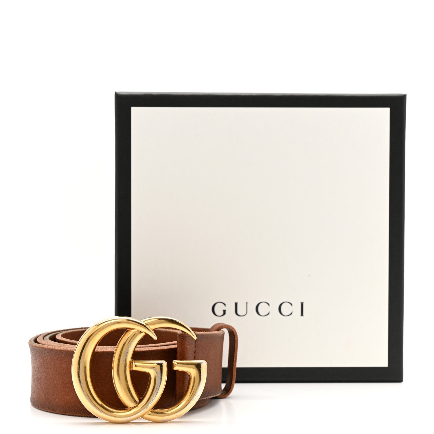 Gucci Faded Calfskin Double G Belt 100 40 Cuir 9 of 9