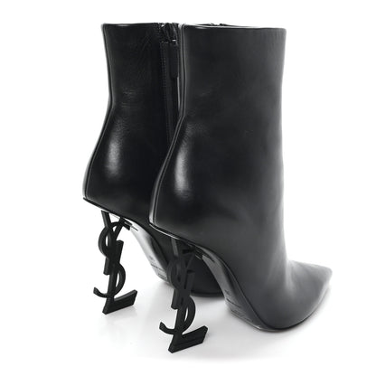 Saint Laurent Nappa Vendome Opyum Ankle Boots 36 Black 5 of 10