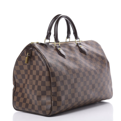 Louis Vuitton Damier Ebene Speedy 35 3 of 11