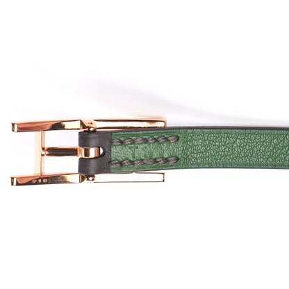 Hermes Swift Behapi Double Tour Bracelet T1 Graphite Vert Bengale 4 of 6