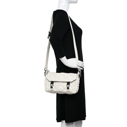 Christian Dior Calfskin Macrocannage Small Diorcamp Messenger Latte 2 of 9