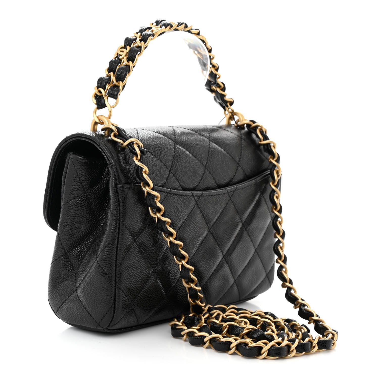 Chanel Caviar Quilted Mini Flap Black 2 of 11