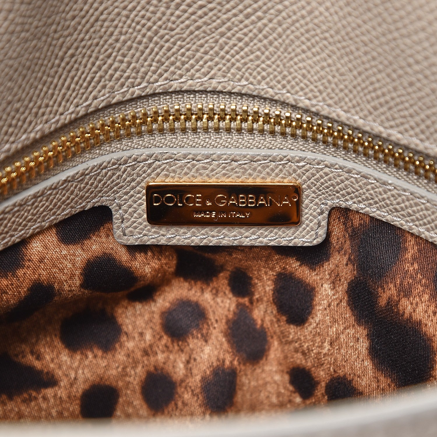 Dolce & Gabbana Dauphine Large Miss Sicily Satchel Taupe 6 of 8
