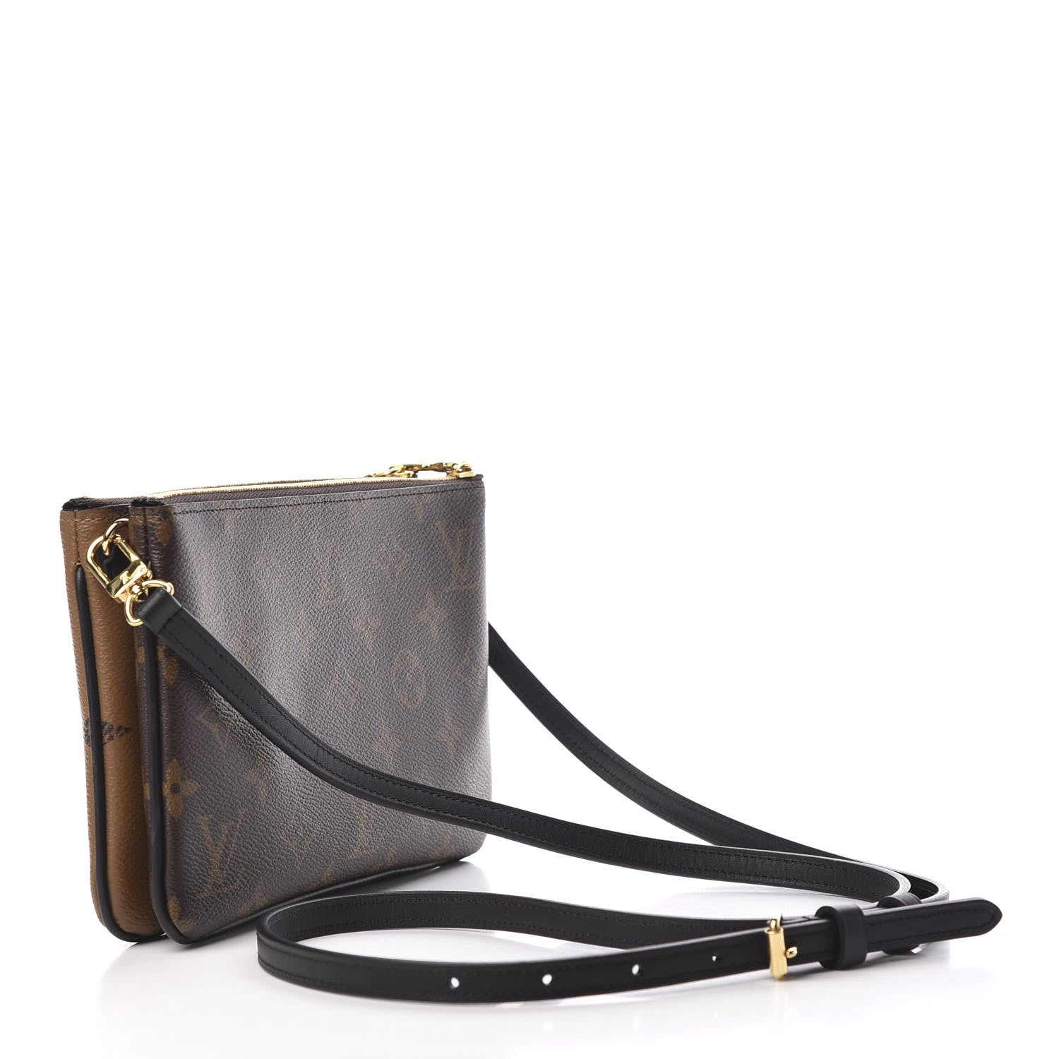 Louis Vuitton Reverse Monogram Giant Double Zip Pochette 3 of 9