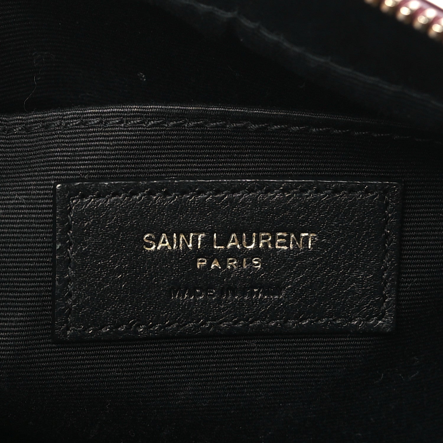 Saint Laurent Calfskin Matelasse Monogram Lou Camera Bag Dark Legion Red 6 of 9