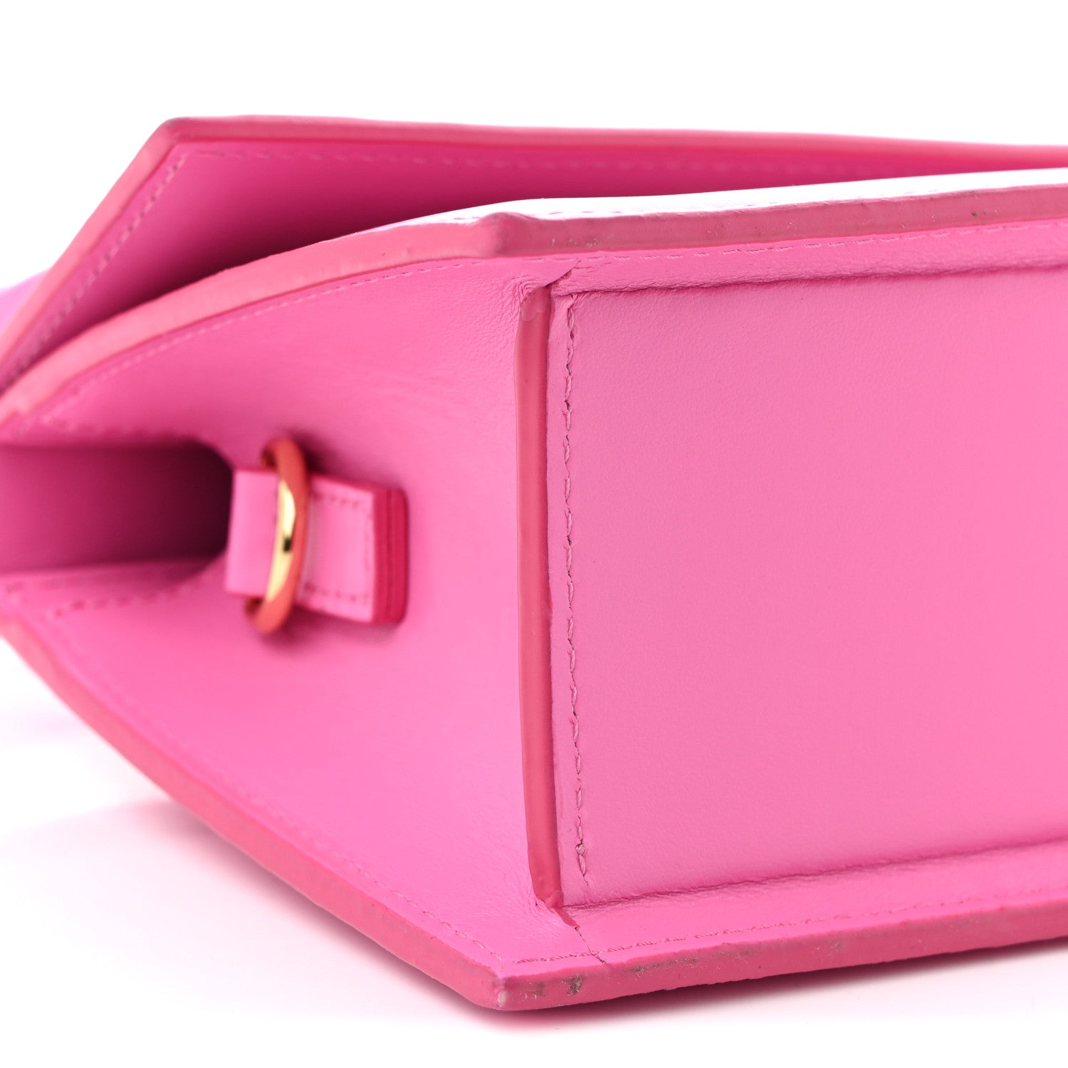 Jacquemus Calfskin Le Chiquito Noeud Dark Pink Dark Pink 8 of 9