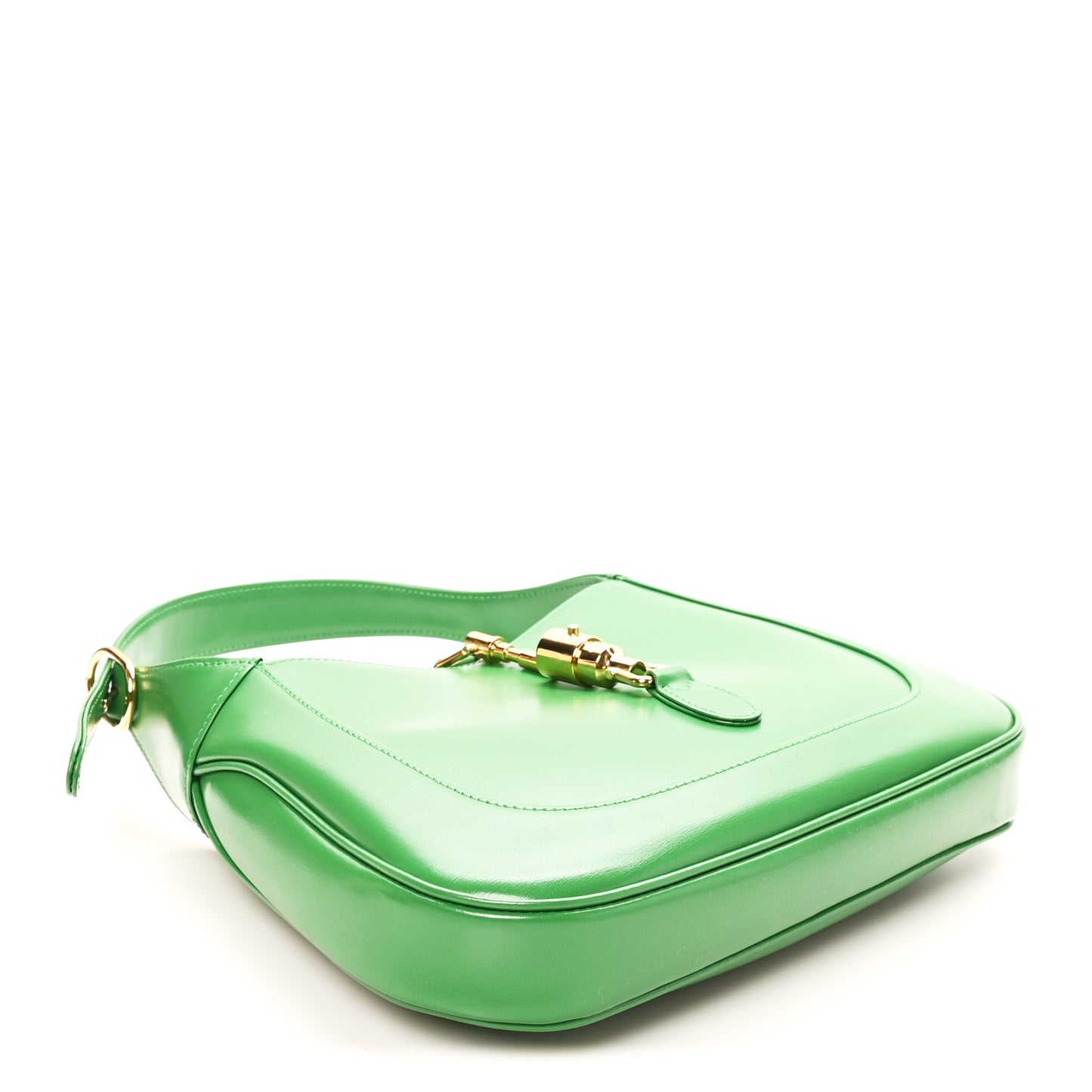 Boarded Dyana Lux Calfskin Small Jackie 1961 Hobo Spring Green