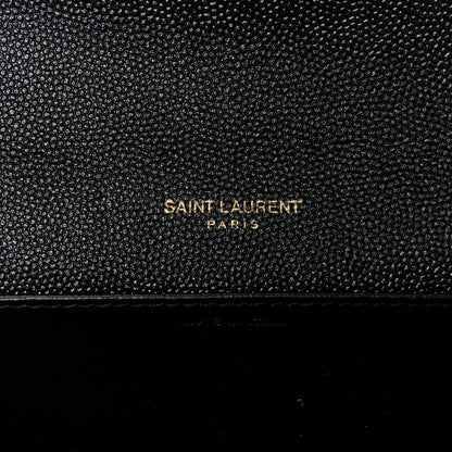 Saint Laurent Grain De Poudre Uptown Chain Wallet Black 6 of 11