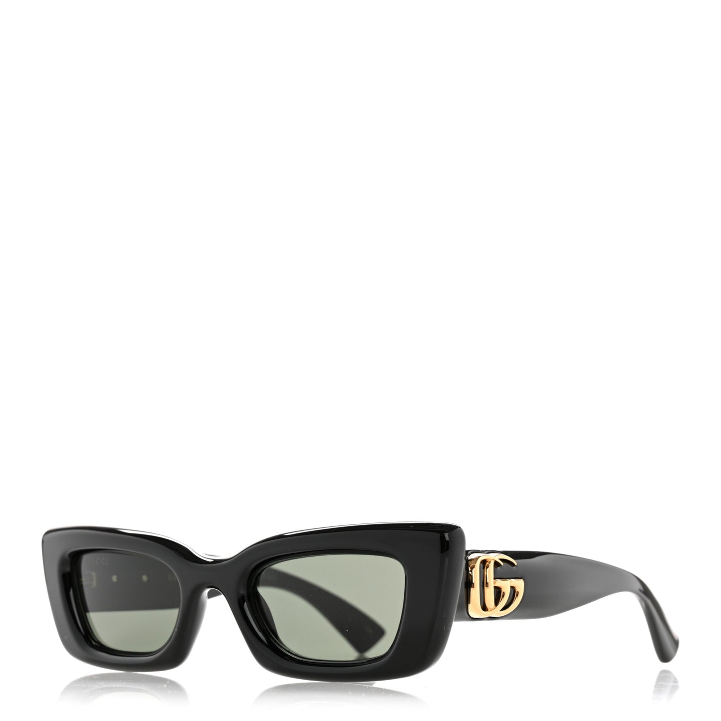 Acetate Cat Eye GG Marmont Logo Sunglasses GG1827S Black