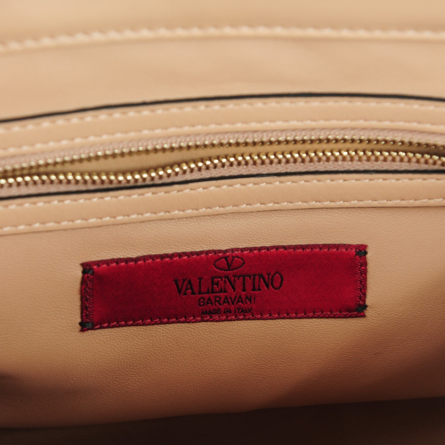 Valentino Garavani Vitello Small My Rockstud Double Handle Satchel Skin Sorbet 6 of 6