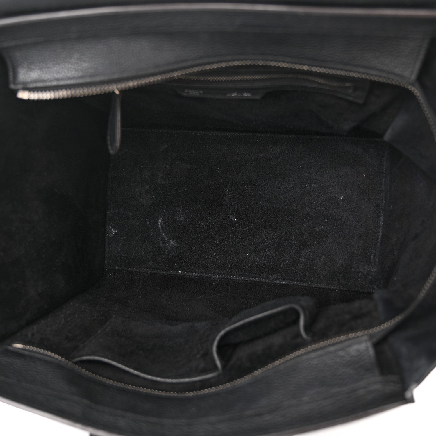 Celine Drummed Calfskin Mini Luggage Black 5 of 19