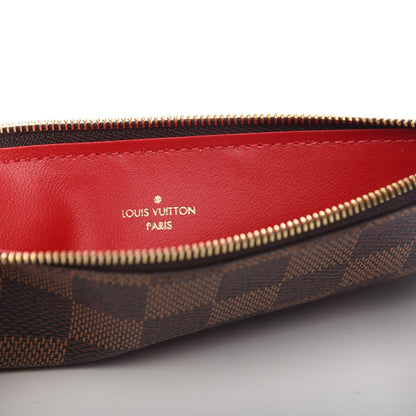 Louis Vuitton Damier Ebene Felicie Chain Wallet Zippered Insert 6 of 6