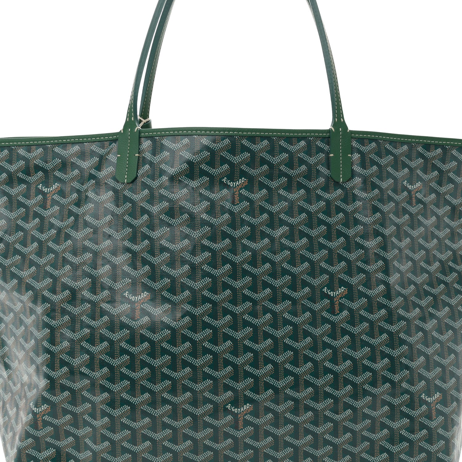 Goyard Goyardine Saint Louis GM Green 7 of 9