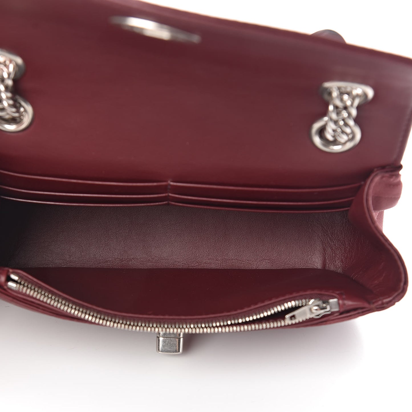 Nylon Jacquard Diagonal Logo Small Scarf Lock Chain Shoulder Bag Rouge Bordeaux Black Beige
