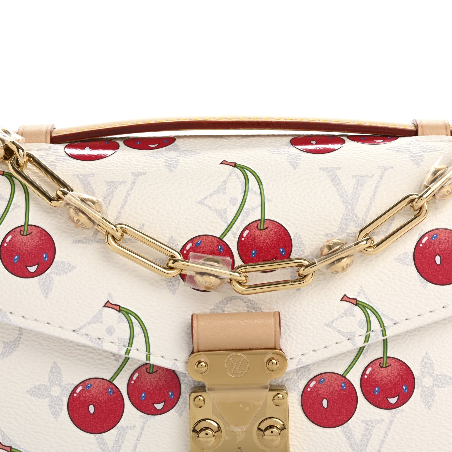 Louis Vuitton LV X TM Monogram Cerises Pochette Metis East West White 5 of 10