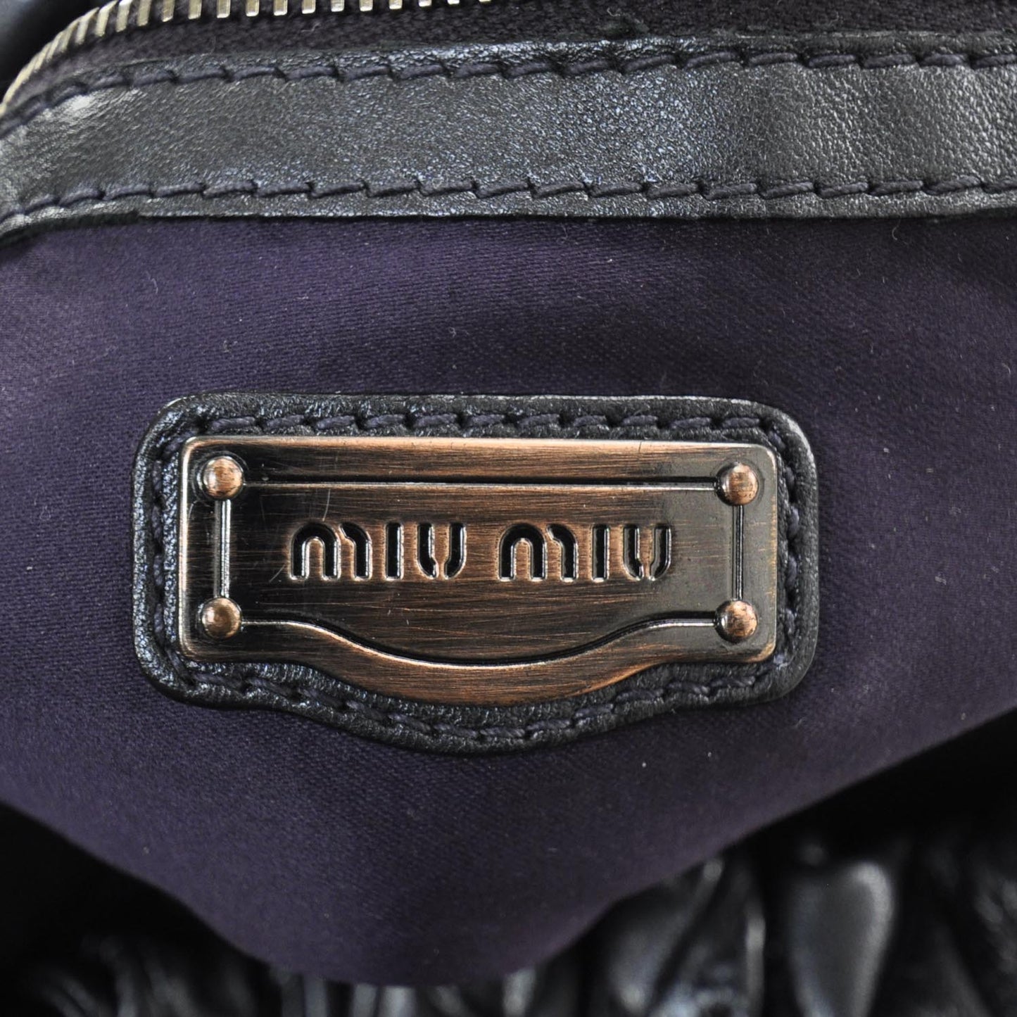 Leather Patchwork Harlequin Bag Anthracite
