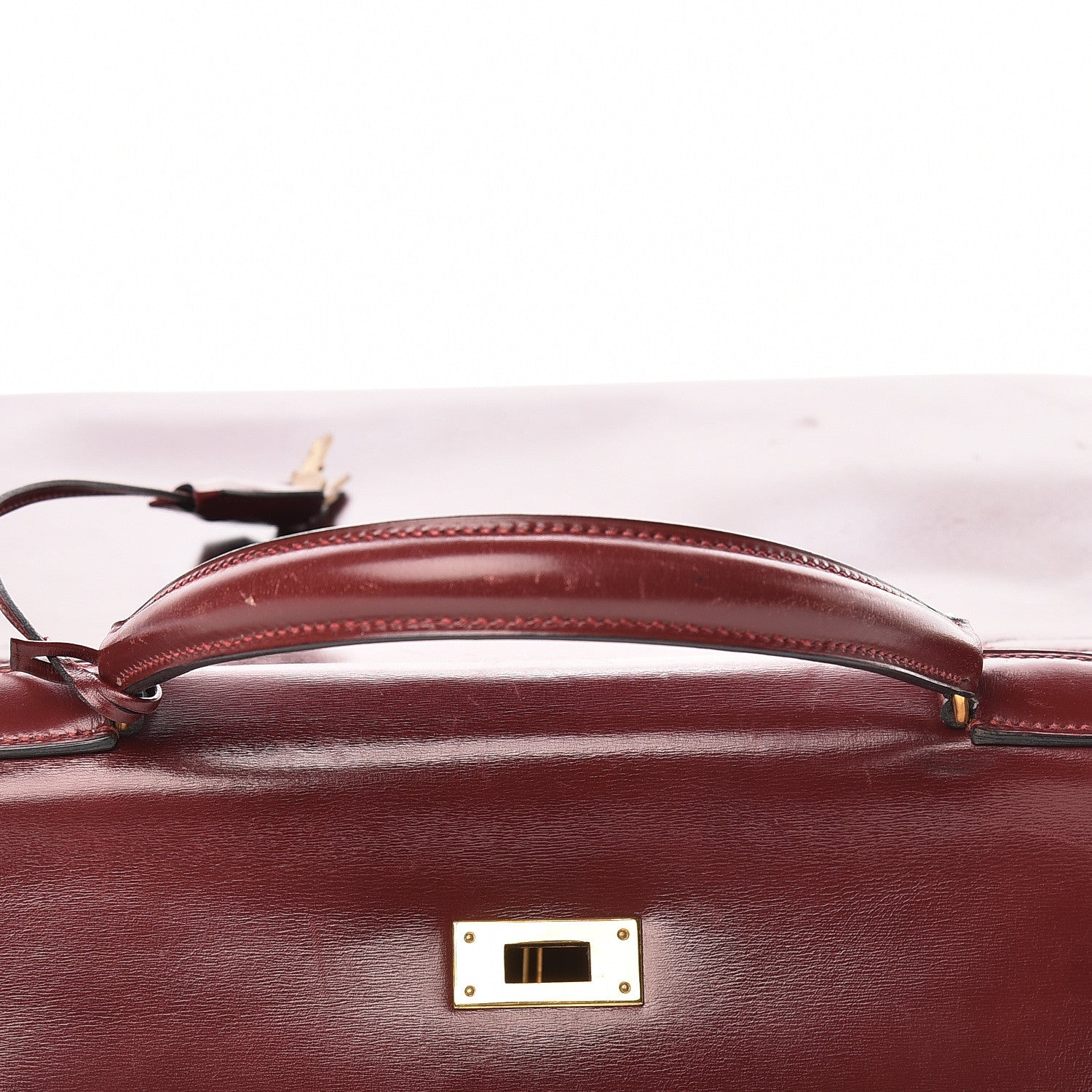 Hermes Box Kelly Retourne 32 Rouge H 38 of 38