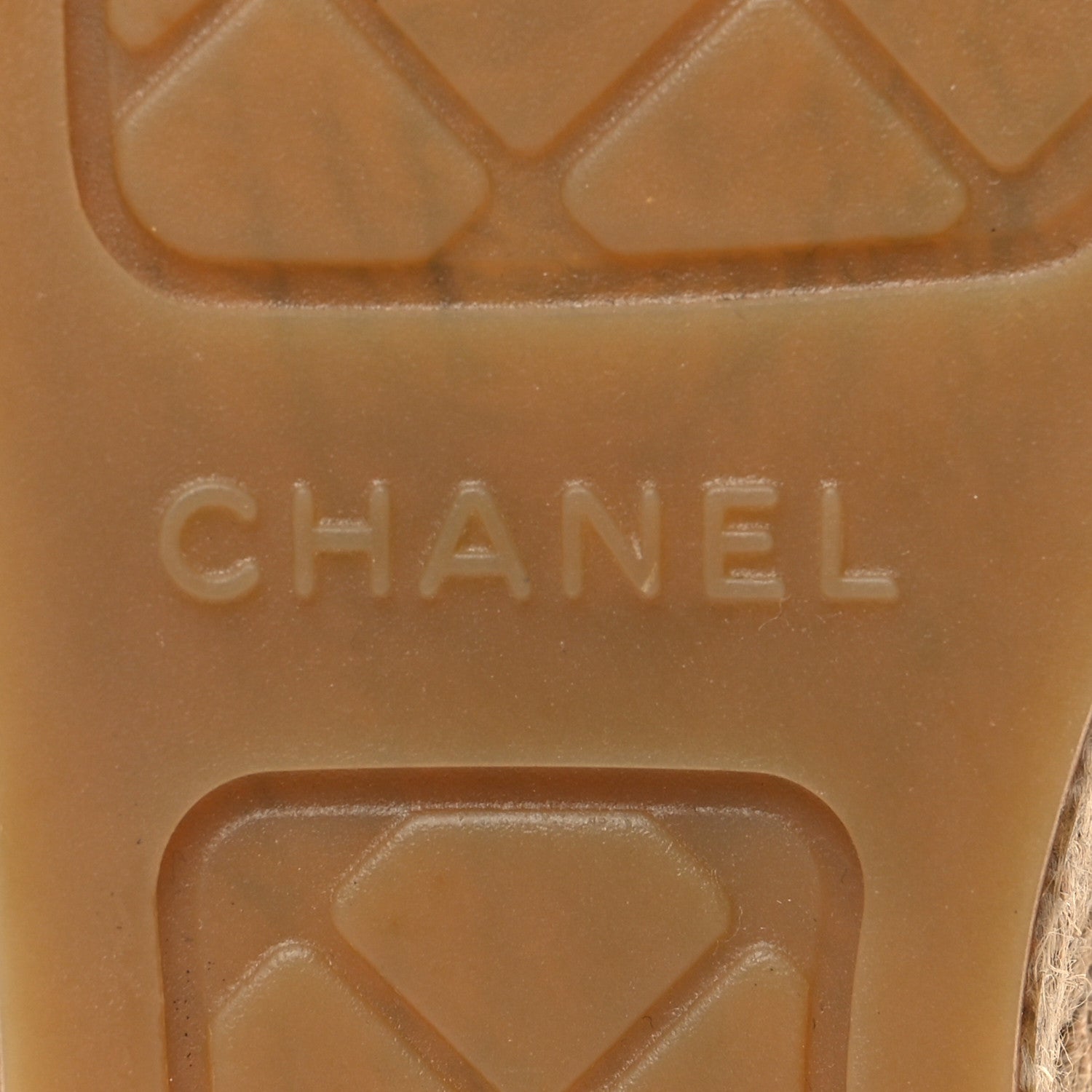 Chanel Lambskin CC Espadrilles 39 Beige Black 8 of 9