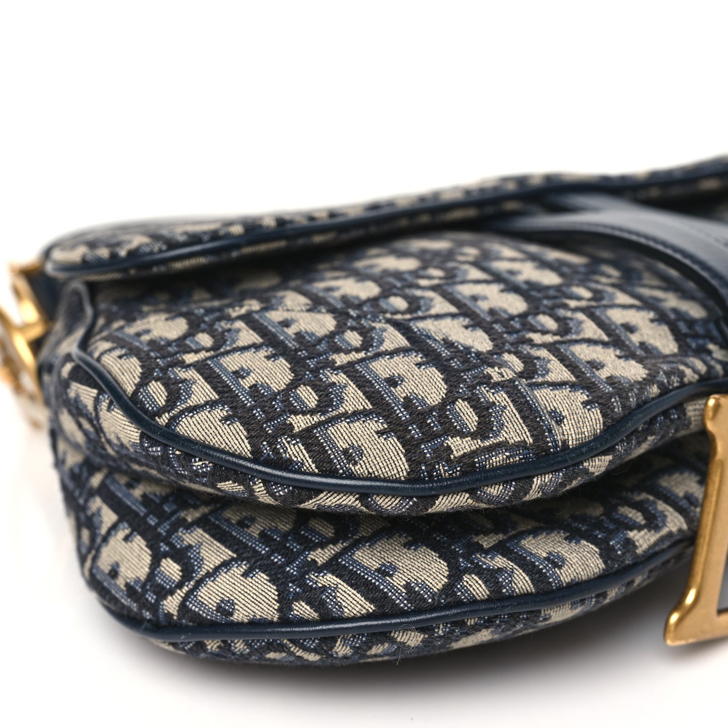 Oblique Saddle Bag Blue