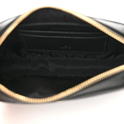 Gucci Dollar Calfskin Super Mini GG Marmont Chain Shoulder Bag Black 5 of 11