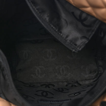 Chanel Calfskin Quilted Medium Cambon Tote Beige Black 5 of 10