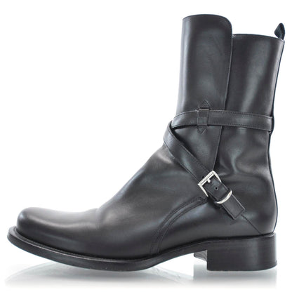 Prada Leather Boots 38 Black 2 of 8