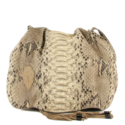 Gucci Python Messenger Bag Ivory 1 of 7