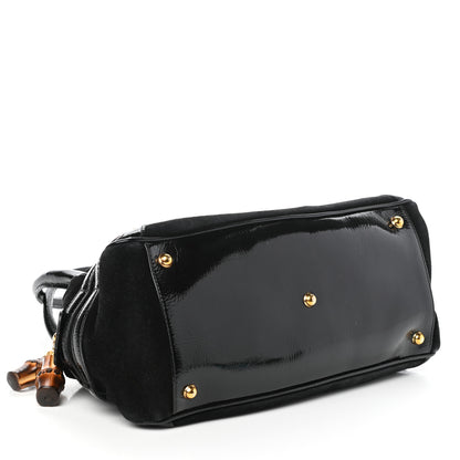 Gucci Suede Medium Wave Boston Black 4 of 10