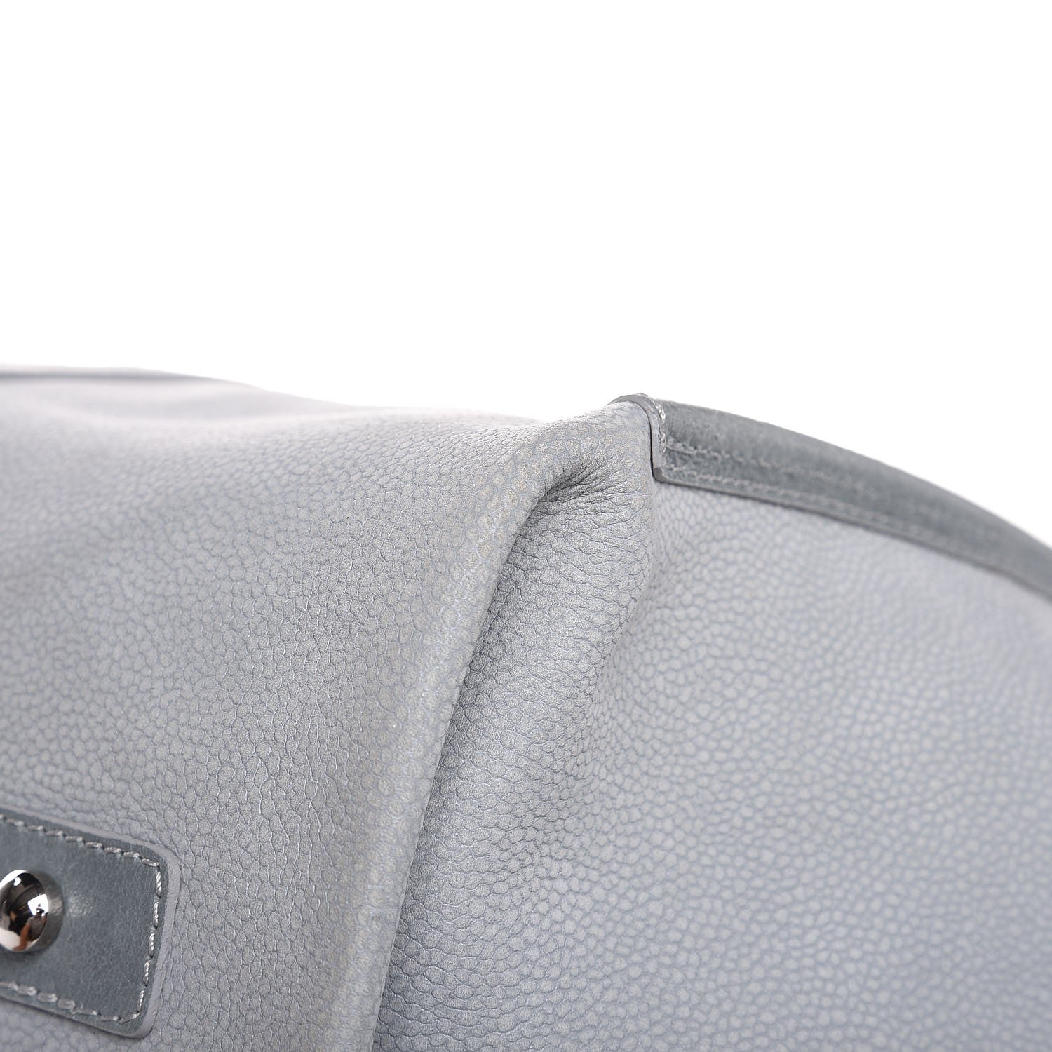 Chanel Iridescent Caviar Camellia Flower Shopping Tote Grey 11 of 16