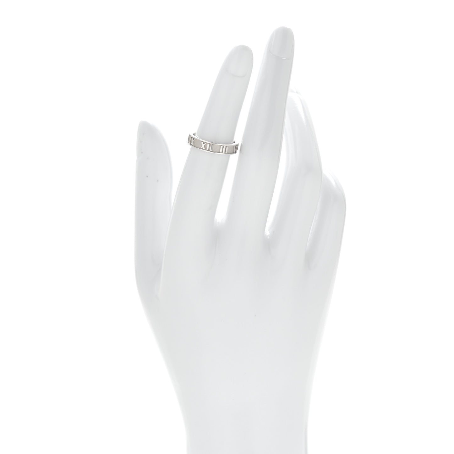Sterling Silver Narrow Atlas Ring 49 4.75