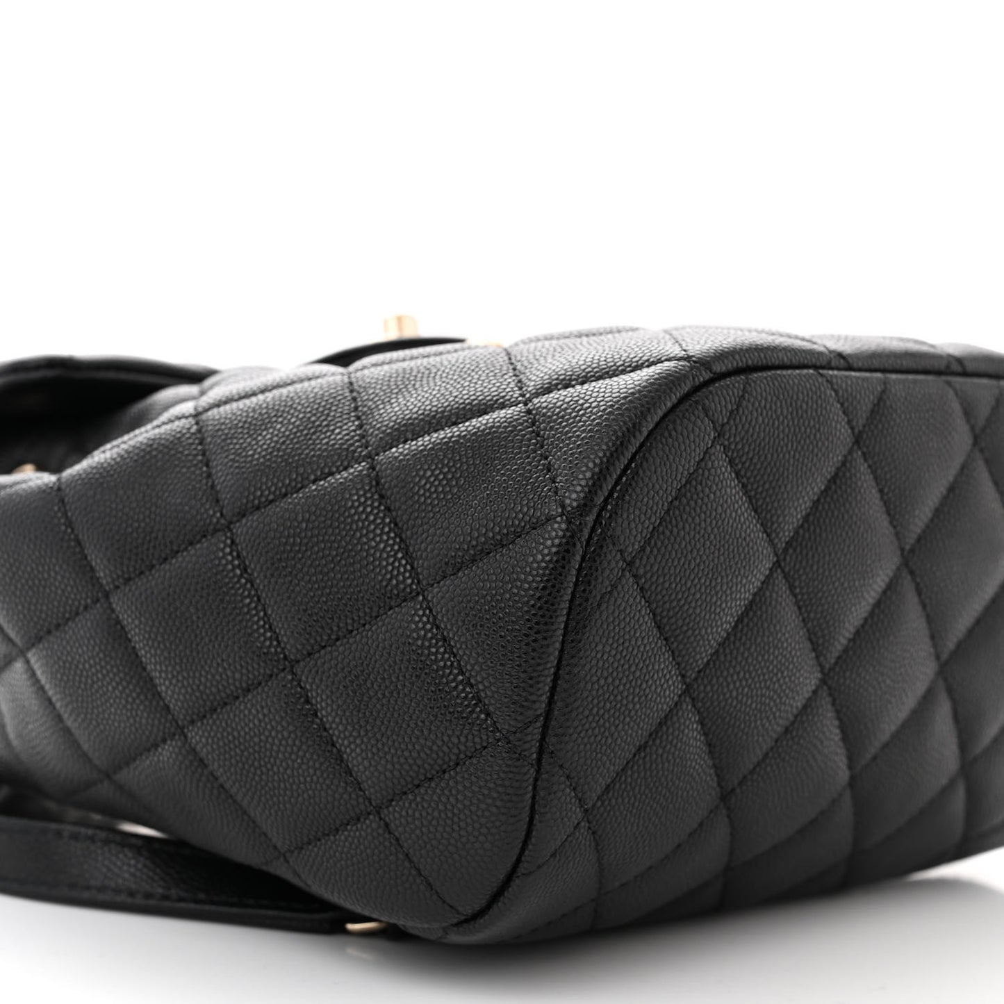 Caviar Quilted Mini Urban Spirit Backpack Black