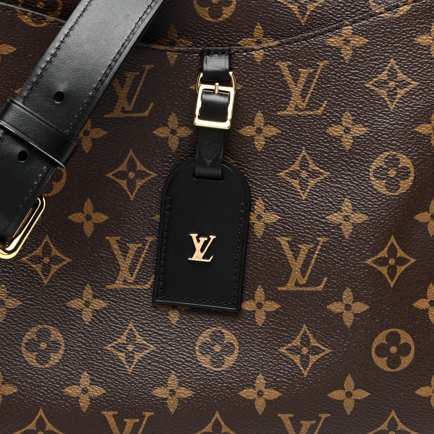 Louis Vuitton Monogram Odeon MM Black 7 of 10